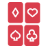 Card suits icon