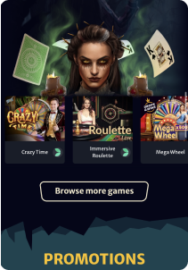 HellSpin mobile screen live casino