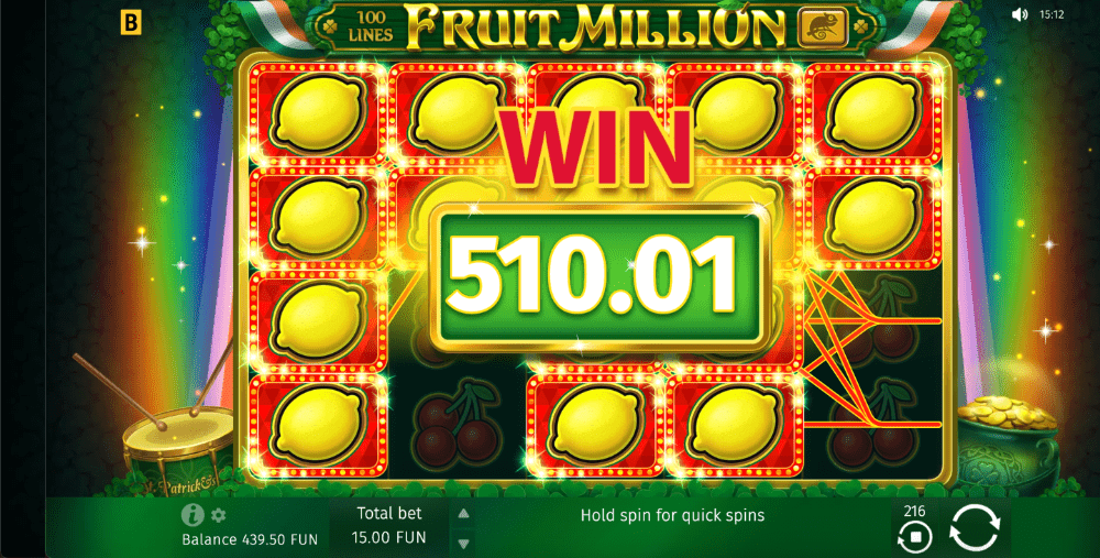 fruitmillion3 screen