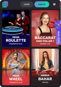 Erabet mobile screen live games