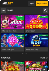 Melbet casino screen slots games