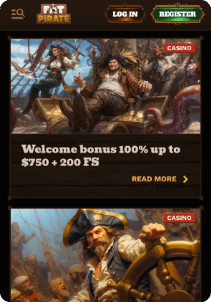 FatPirate casino screen main page