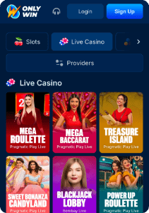 Onlywin casino screen live casino