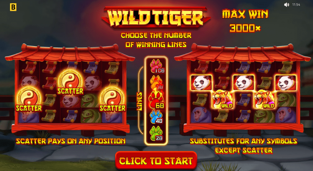 Wild Tiger Screenshot1