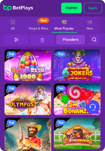 Betplays casino screen slots games