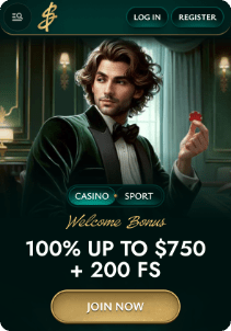 Cashed casino mobil screen main page