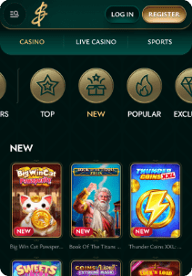 Cashed casino mobil screen slots games