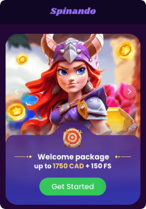 Spinandocasino screen main page