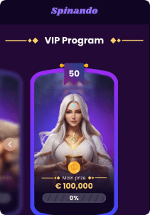 Spinandocasino screen vip program