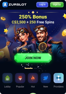 Azurslot casino screen main page