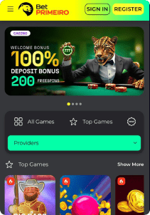 BetPrimeiro Casino Screen main page
