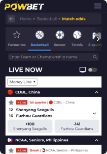 PowBet Casino Mob Screen4 spports