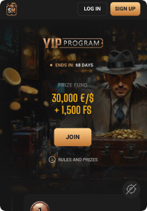 SlotMafia Casino Mob Screen vip program