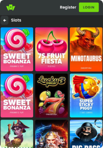 WilderBet Casino Mob Screen slots games