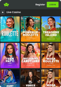 WilderBet Casino Mob Screen live games