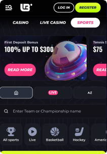 Lunubet Casino Mob Screen sports