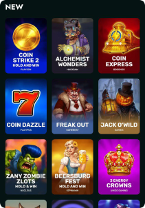 CrownGreen Mob Screen slots games