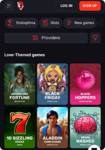 RoosterBet Casino Mob Screen slots games