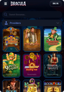 Dracula Casino Mob Screen slots games