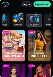 Slotornado Casino Mob Screen live games