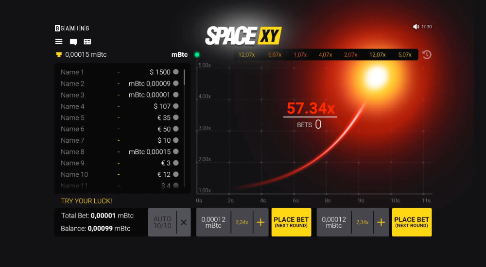 spacexy screen