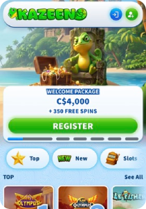 Kazeeno casino screen1
