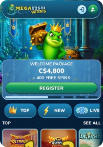 MegaFishWin scasino screen1