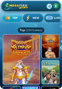 MegaFishWin scasino screen2 slots games