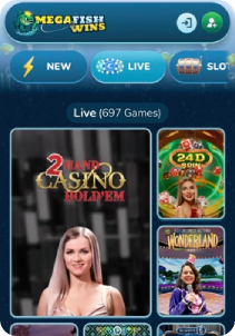 MegaFishWin scasino screen3 live games