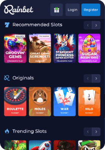 rainbet screen 1