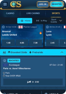 Casea casino screen4 sports games