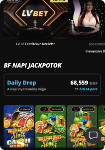 LVBET mobile app screenshot