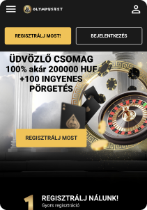 Olympusbet mobile app screen