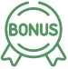 bonus badge icon