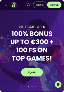 Ready Casino mobile screen welcome bonus