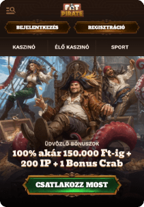 FatPirate Casino mobile screen welcome bonus