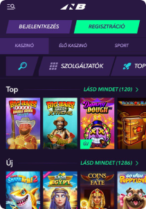 NanoBet Casino mobile screen slots games