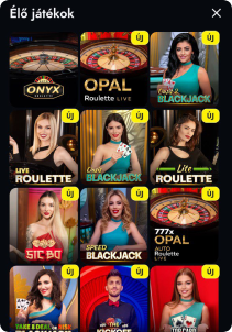 WildWinz Casino mobile screen live games