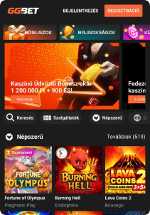 GGBet Casino mobile screen slots games