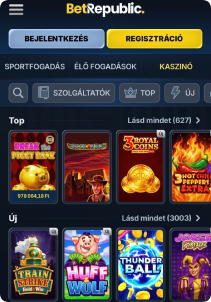 Betrepublic Casino mobile screen slots games
