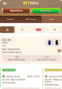 BettHall Casino mobile screen promotions