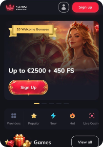 SpinEmpire casino screen1