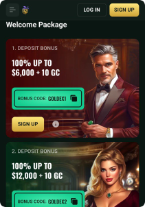 GolDex casino mob screen promotions