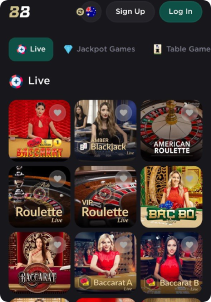 Belabet casino mob screen sports games