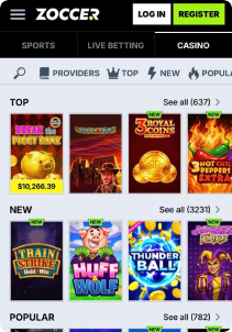 Zoccer casino mob screen slots games