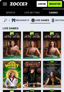 Zoccer casino mob screen live games