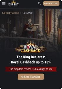 KingBilly casino mob screen vip