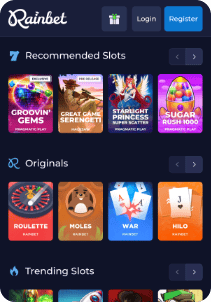 rainbet screen 2