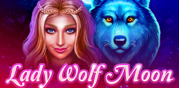 Lady Wolf Moon slot logo