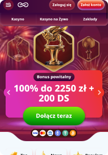 iWild casino mobile screen welcome bonus